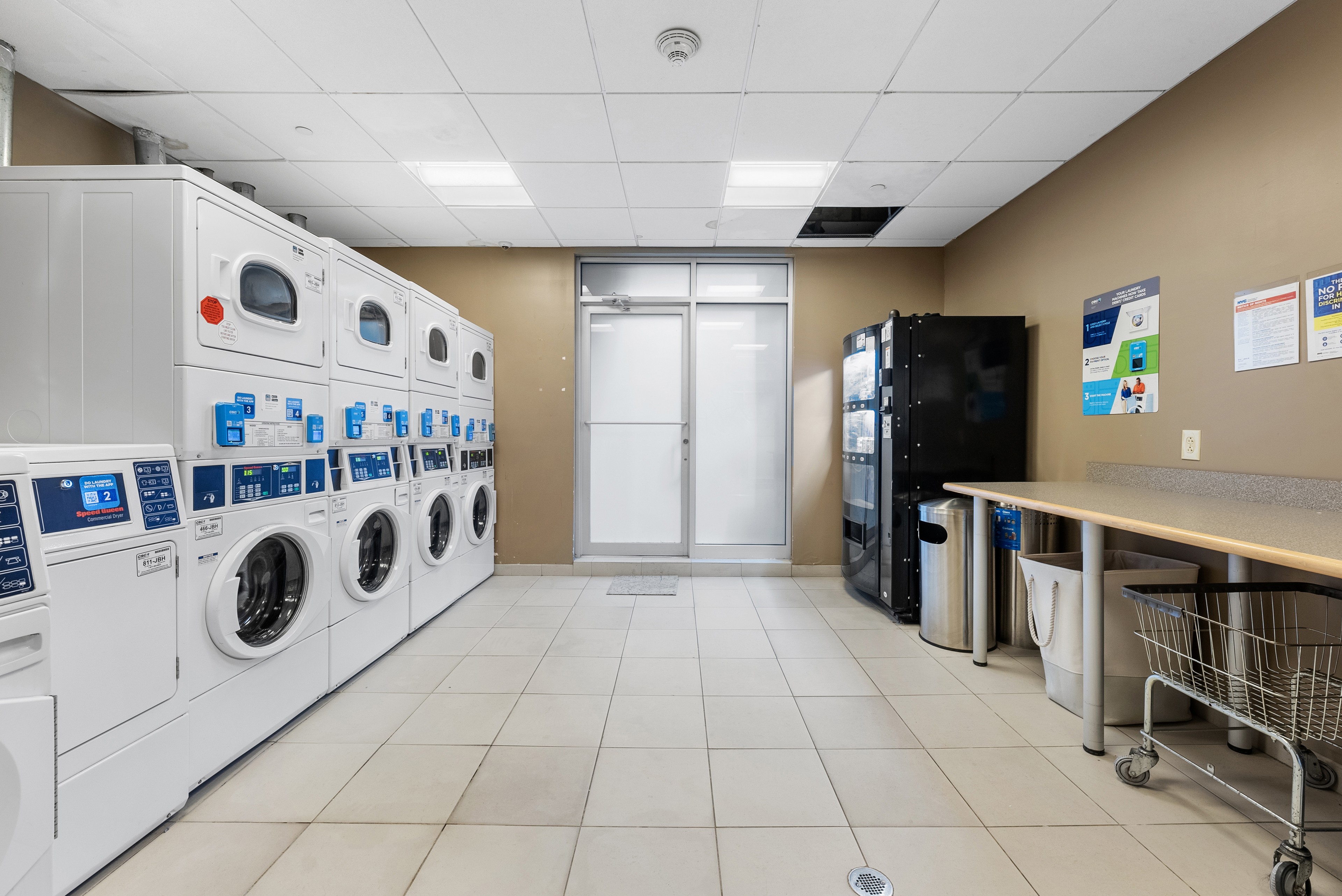 Laundry room at Sutton Marquis