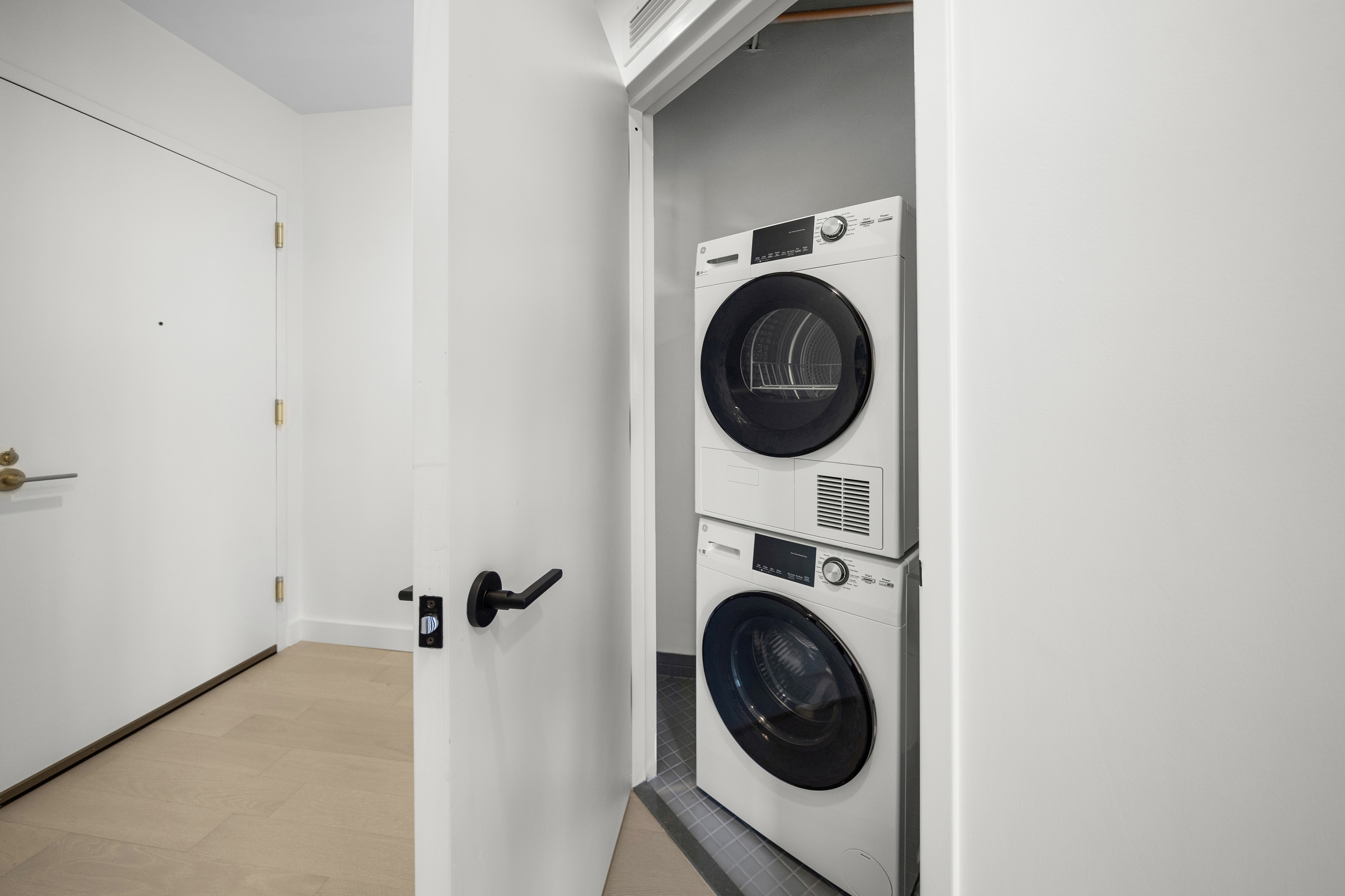 Laundry room at Bisby at Newport