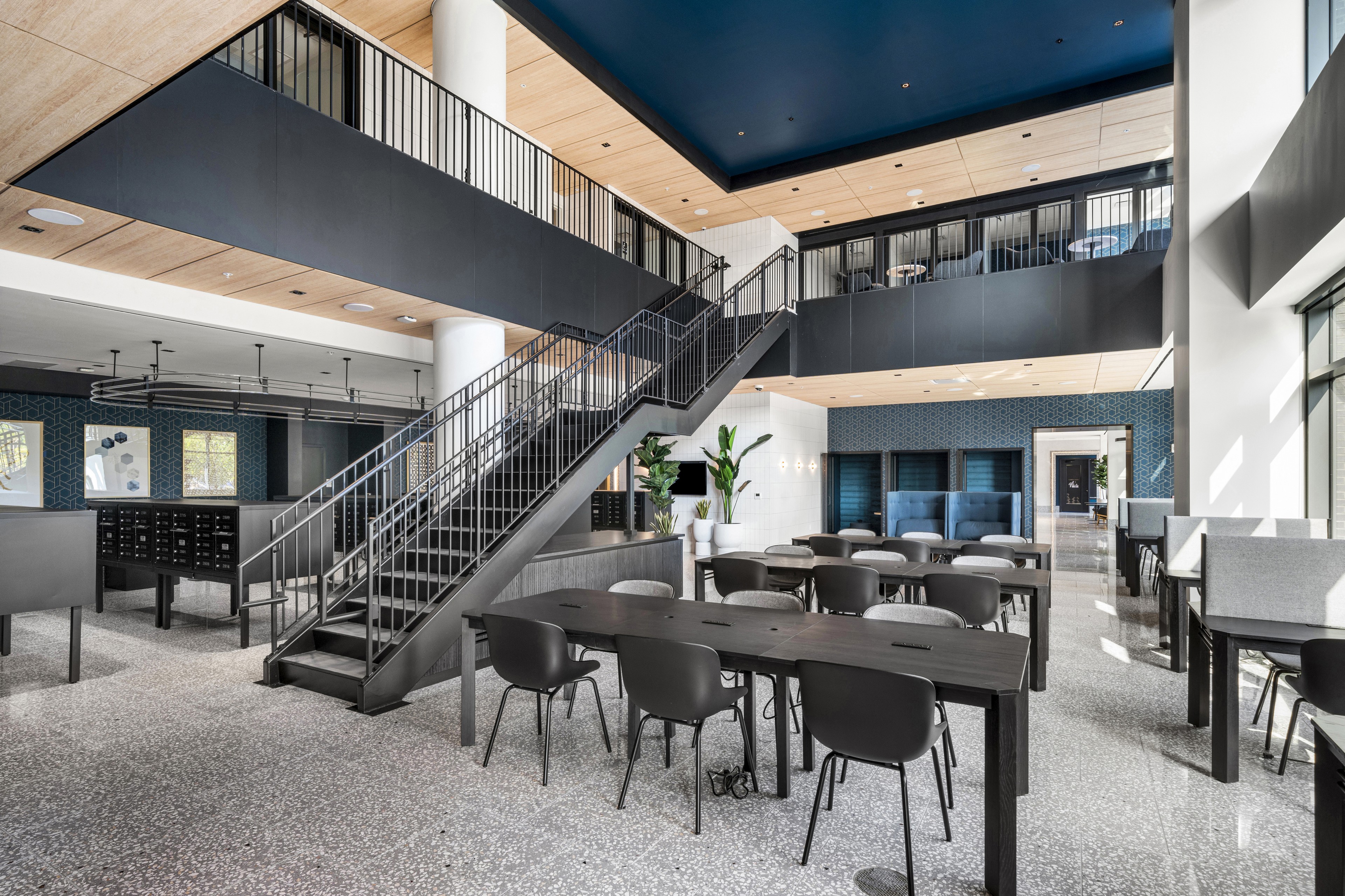 Lobby at Bisby at Newport (4 of 5)