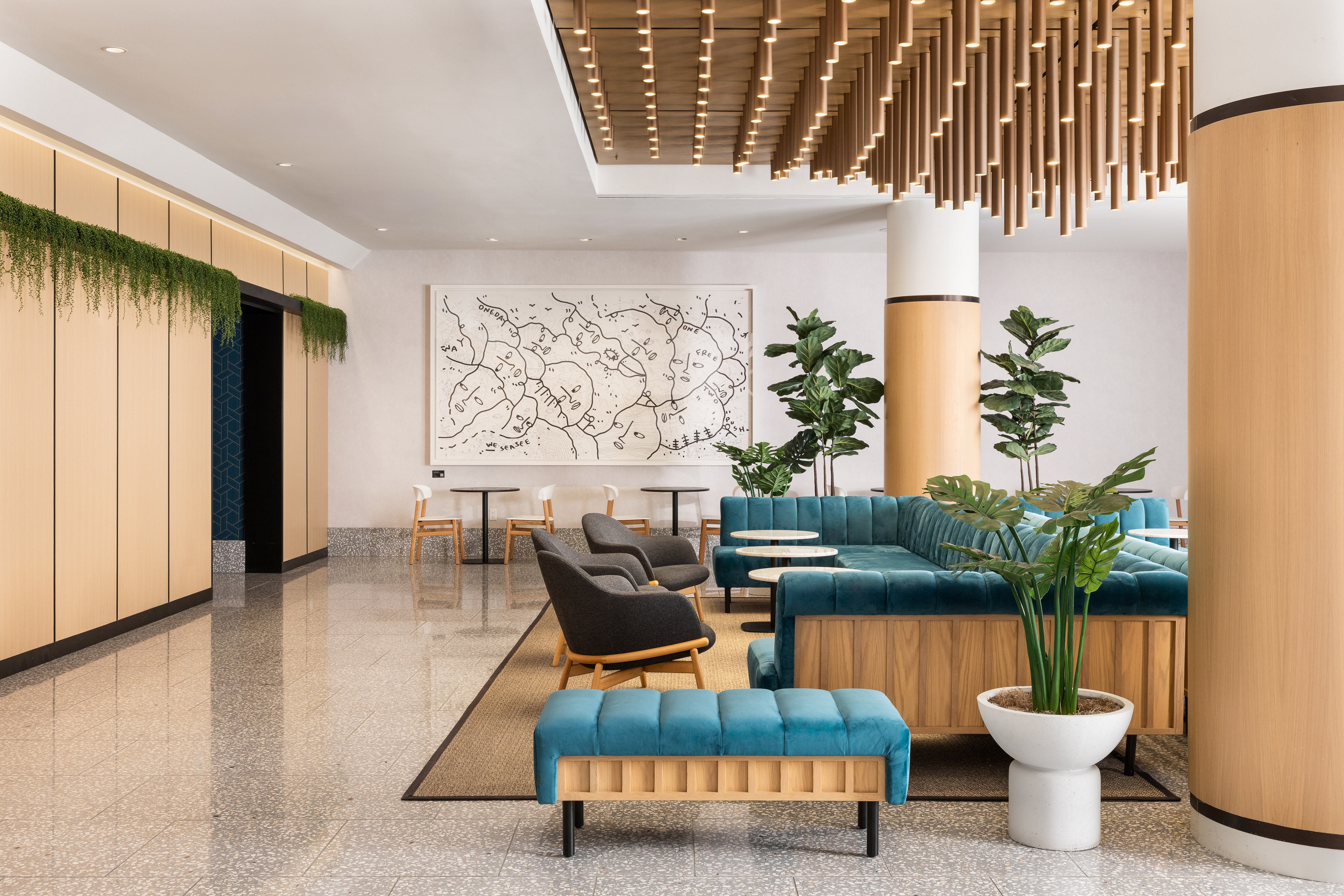 Lobby at Bisby at Newport (5 of 5)