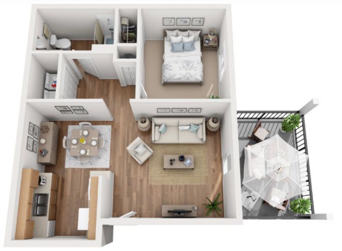 Floor Plan Detail : Villas at Lawson Creek