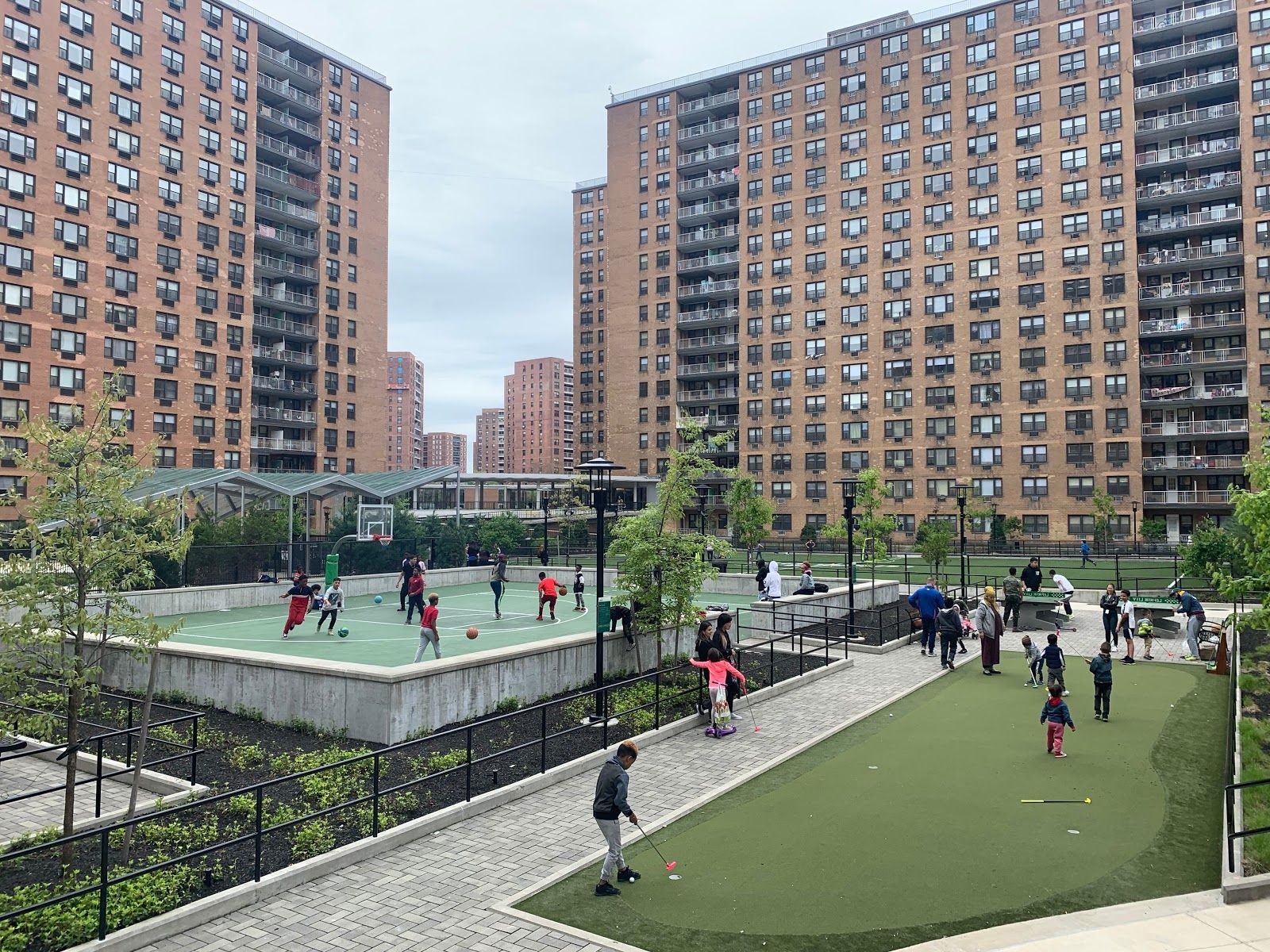 Miniature Golf Range at the East Courtyard LeFrak City Apartments Corona, Queens