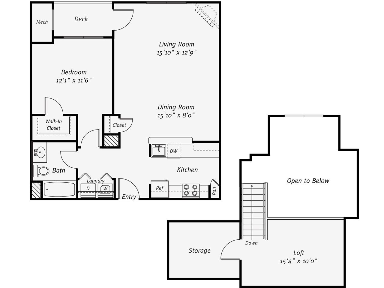 A2L Loft Floorplan Layout