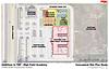 Site plan for Trinity Basin Preparatory School, showing new cafeteria, gym addition, play area, parking, and drop-off zones.