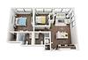 Two Bedroom Floorplan Layout