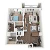 One Bedroom Floorplan Layout