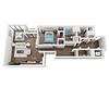 One Bedroom Floorplan Layout