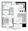 Floor plan Iris layout