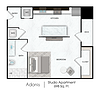 Floor plan Adonis layout