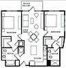 Floor plan 2A (I) layout