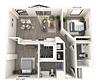 B4 3D Floor Plan Layout