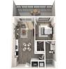 A2 3D Floor Plan Layout