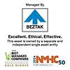  Managed by Beztak. Excellent. Ethical. Effective. This asset is owned by a separate and independent single asset entity