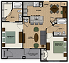 Floor plan B1E layout