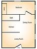Floor plan 1C layout