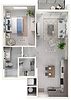 Crescent floor plan