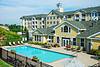 Lynnfield Commons Swimming Pool and Apartment building in background
