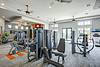 Fitness center with exercise equipment