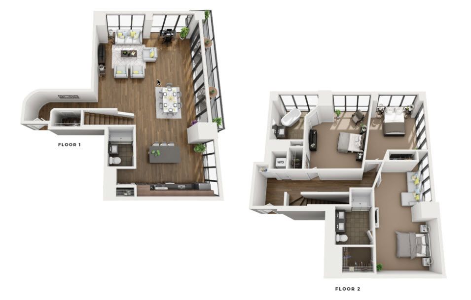 Meridian Penthouse Floorplan Layout