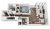 Floor plan 2A2 layout