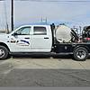 White mobile wash pump truck with P&Y Mobile Wash logo and water tank.