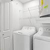 Side by side washer and dryer at Lantower Residences at the Collection