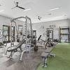 gym with free weights and machines, treadmills, turf area, and ellipticals at Lantower Residences at the Collection