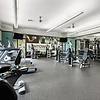 24-Hour Fitness Center with cardio machines, weights, and fitness balls at Lantower Brandon Crossroads Apartments.