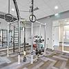 Spacious and clean 24-hour gym with weights and fitness machines at Lantower Garrison Park. 