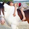 Child on horseback