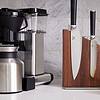 Coffee pot with knife set