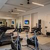 Fitness center with cardio and strenght training equipment
