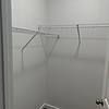 Walk-in closet with wire shelving