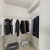 Walk in closet with wire shelves