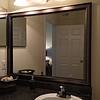 Vanity in apartment bathroom