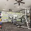 Fitness center with cardio and weight lifting equipment
