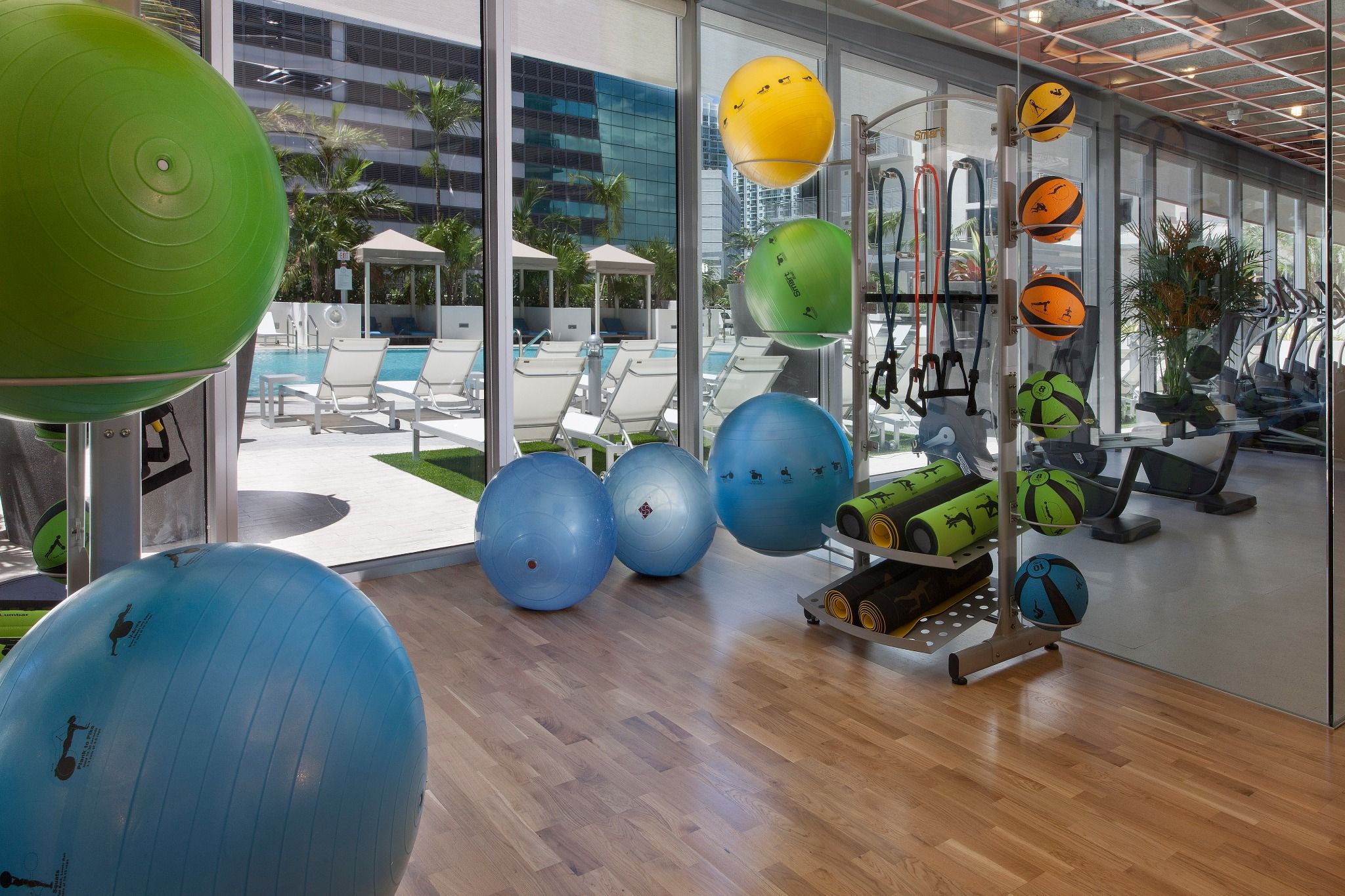 24/7 Fitness Center 24 hour fitness center in Monarc Apartment