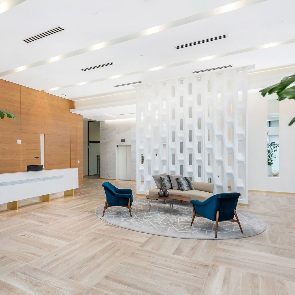 West Lobby Luxurious Lobby at The Shoreline at Solé Mia Apartments in North Miami